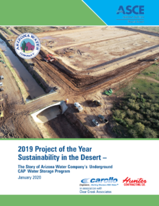 Arizona Section of the American Society of Civil Engineers’ Project of Year award. 